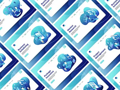 Business Planning Web Illustration Set 3d illustration app artwork brand identity brand illustration branding corporate branding corporate identity design design illustration digital art digital illustration identity branding illustration design illustration designs illustrations design illustrator logo design visual identity web illustration