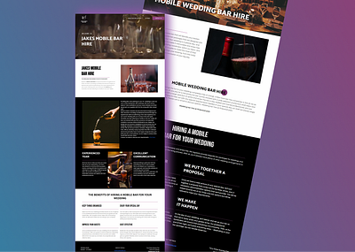 Mobile Bar Website design elementor elementor pro mobile bar website ui uiux ux website development wordpress