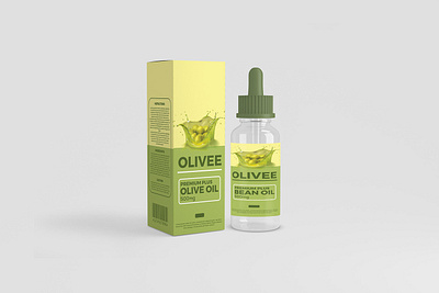 Olivee Oil Product Label and Packaging Design design label packageing product