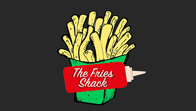 The Fries Shack-Illustration graphic design illustration logo