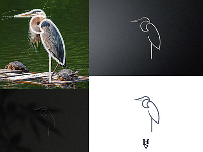 Stork Logo Design app branding design flat golden ratio graphic design grid logo icon illustration line art logo ui vector