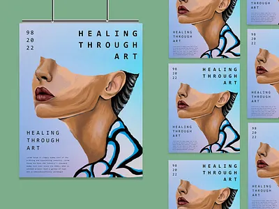 POSTER ILLUSTRATIONS a4 branding carousel design graphic design illustration layout logo motion graphics poster ui vector