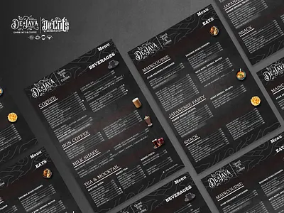 DESIGN MENU branding coffeeshop desainmenu design graphic design layout logo menu