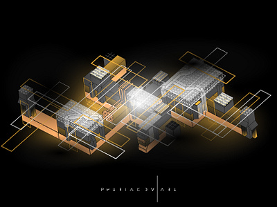 Quantum computer ai design graphic design illustration vector