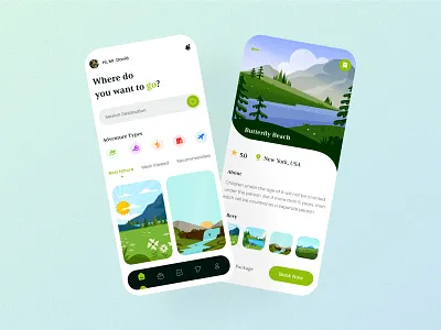 Travell Agency Mobile App agency agency app minimal app mobile app tour tour app travel travel agency travell app travelling ui ux
