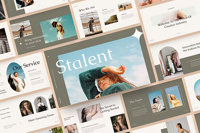 Stalent Presentation Template annual business clean corporate download google slides keynote pitch pitch deck powerpoint powerpoint template pptx presentation presentation template project report slidemaster slides template web