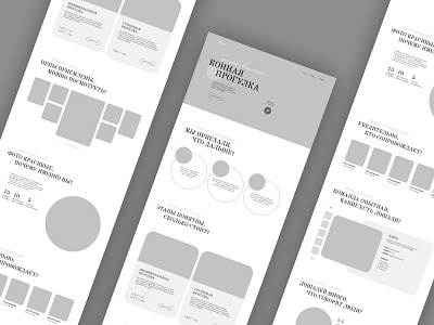 Prototype Horse Landing page about us advantages concept design footer gallery header horse horse club landing landing page prototype team typography ui ux web web design website