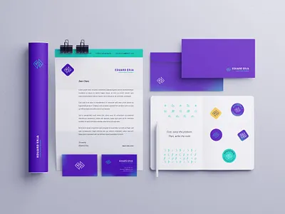 Web Developer | Visual Identity branding design gradient graphic design it logo logotype modern monogram purple webdev webdeveloper