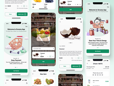 Grocery App app ui ux