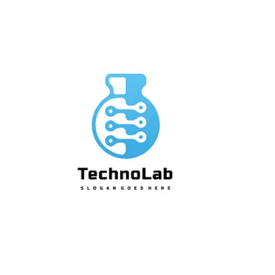 Techno Lab Logo 3d animation branding graphic design illustration logo motion graphics ui vector