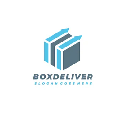 Box Delivery Logo 3d animation branding graphic design illustration logo motion graphics ui