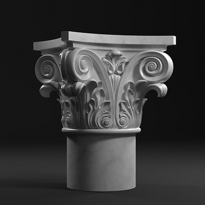 CORINTHIAN CAPITAL, 3D model. 3d