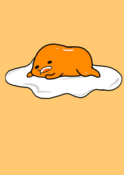 Gudetama illustration logo