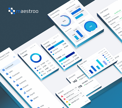 Maestroo ERP Software app b2b business clean dailyui design figma finance flat graphic design minimal modern simple ui ui design uidesign uiux ux ux design uxdesign