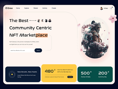 NFT LandingPage blockchain card crypto cryptocurrency design landing landing page nft nft app nft dashboard nft market nft marketplace nft web token ui ux uxui website