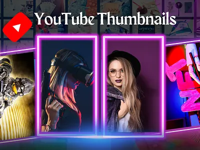 YouTube thumbnail dribbble graphic design illustration thumbnail thumbnails design youtube