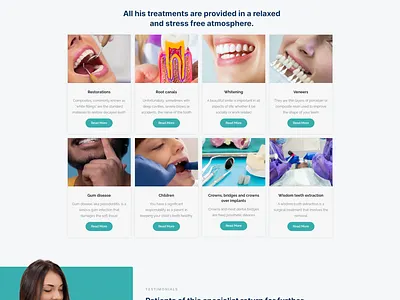 Dentist Website Design and Development branding business website contact form dentist website design elementor elementor pro logo responsive design ui w web design wordpress wordpress development wordpress website