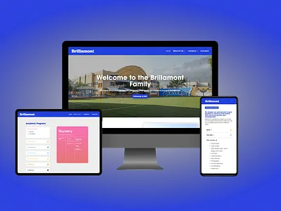 Brillamont - School branding clean design dev development ecommerce edtech edu education figma mexico mobile monterrey responsive school shopify ui web web page website