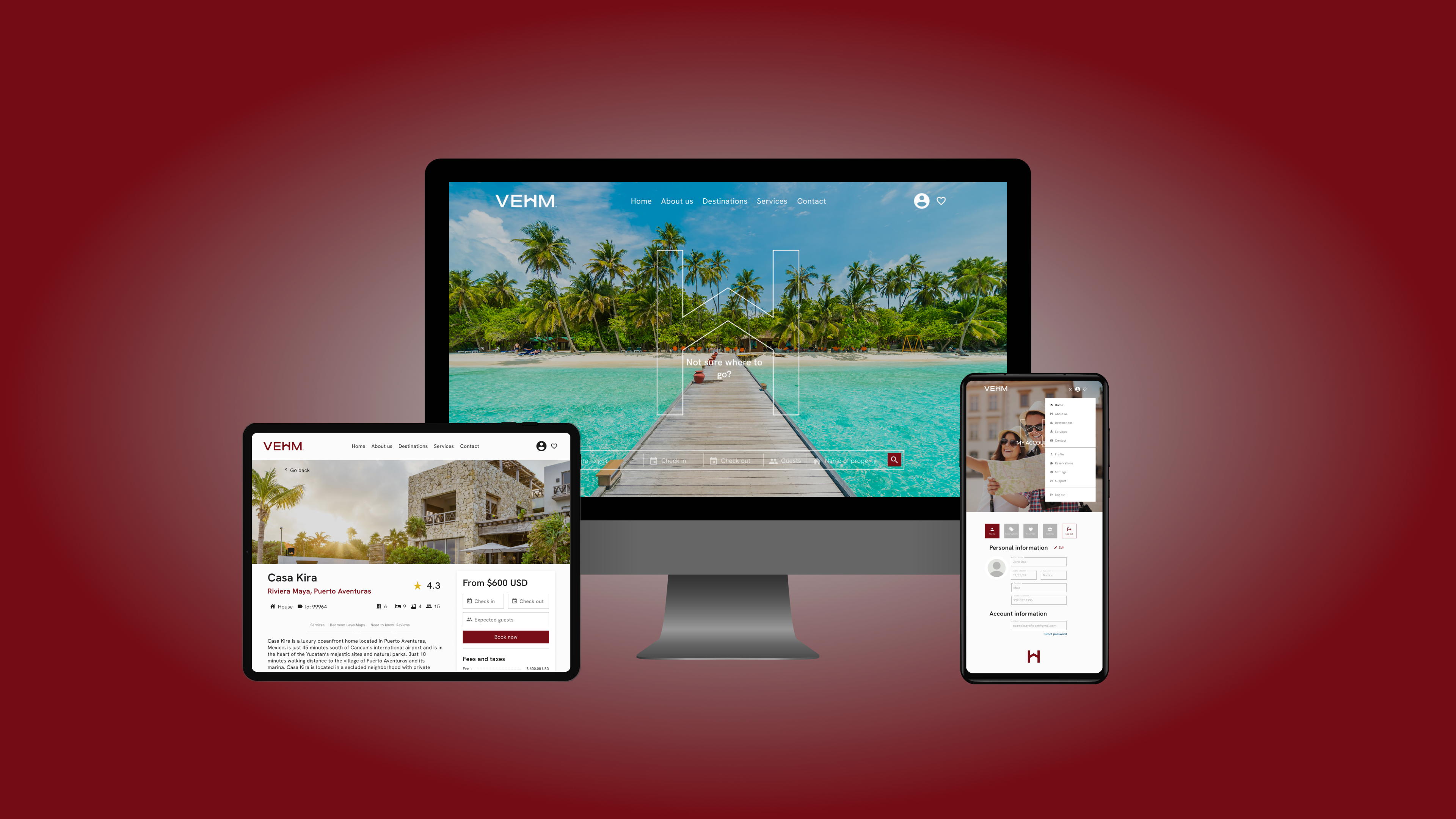 VEHM - Property Booking Platform