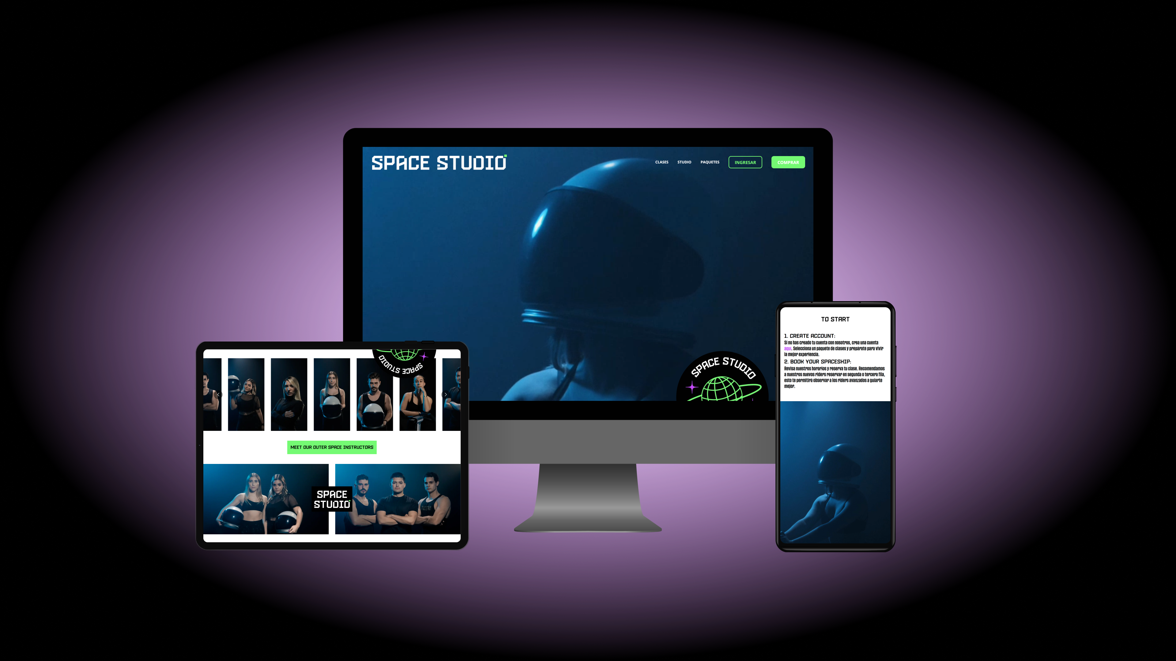 Space Studio - Fitness Studio & Booking App