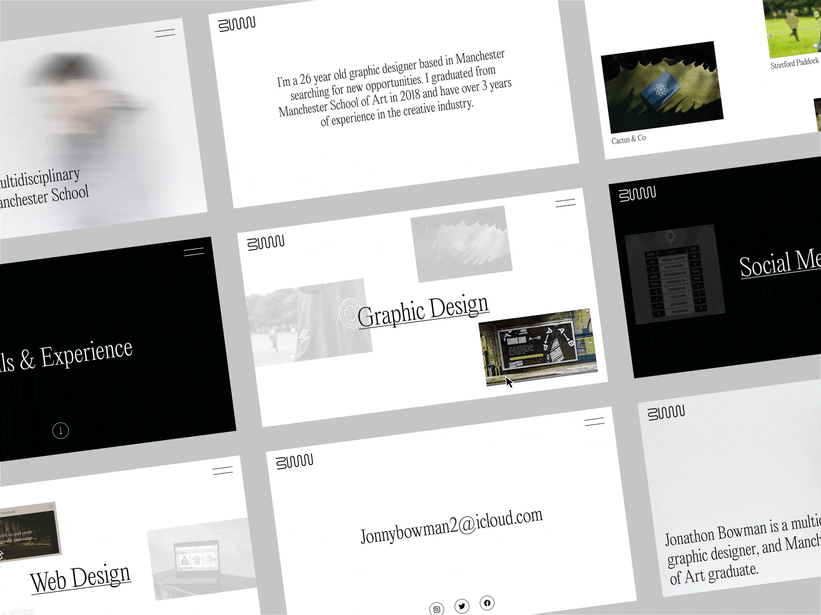 bwmn | Alternative portfolio site branding design digital editorial figma graphic design personal portfolio typography ui ux web design webflow