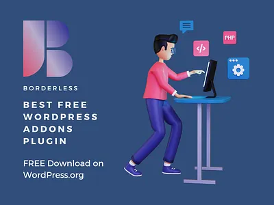 Borderless WordPress Plugin Free WP Tools 3d animation branding design download free graphic design illustration kit logo motion graphics plugins responsive site builder template theme tools ui web design wordpress