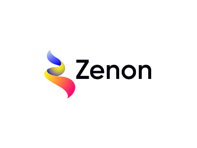 letter Z modern logo design - Zenon a b c d e f g h i j k l m n abstract logo branding business logo letter logo letter z letter z logo logo logo design modern logo popular logo symbol tech technology