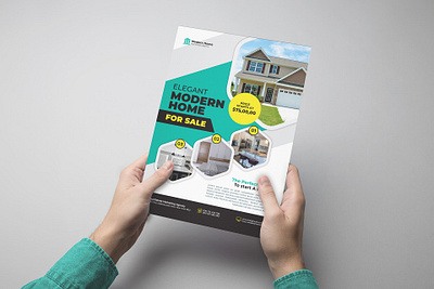 Real Estate Flyer graphic design sale