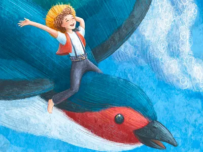 Freedom animal bird cartoon character children children illustration childrens book fly freedom illustration sky