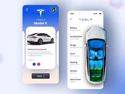 What colour Tesla do you want? design flat ui uidesign uiux web webdesign website