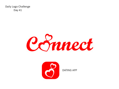 Dating App connect connection dailylogo dailylogochallenge date dating logo logodesign love relationship