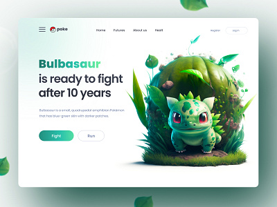 What is your favourite Pokémon? design flat ui uidesign uiux web webdesign website