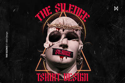 THE SILENCE - DIGITAL ARTWORK appareldesign clothdesign clothdesing coveralbum coverart coverartwork design digitalart digitalartwork graphic design graphictee photomanipulation photoshop photoshopart streetweardesign tshirtdesign