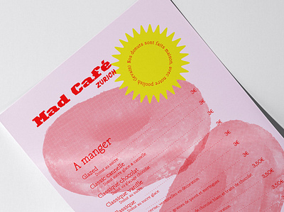 Branding / Supports de communication pour Mad Café branding design graphic design illustration logo typography vector
