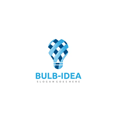 Bulb Idea Logo 3d animation branding design graphic design illustration logo motion graphics ui vector