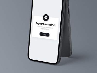 Daily UI #11 - Minimalist Flash Up (Success) Page app challenge dailyui design iphone mobile ui