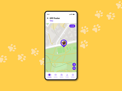 Daily UI 020 - Location Tracker design ui