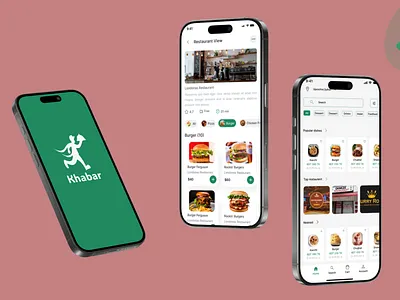Food apps ui-Khabar design foodapps ui ux