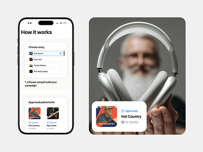 Music Application | Playlists Artists Web Mobile SaaS app branding design figma graphic design illustration logo music saas ui ux vector