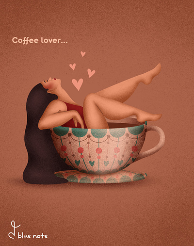 Coffee Lover design drawing graphic design illustration