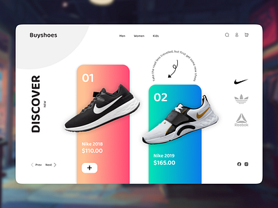 Shoe Product Hero Section design illustration logo product ui product web ui shoe web ui shoe website design ui ui design uiux uiux design web design web ui website design