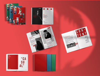 Brochure/Magazine art brochure concept creative design graphic design magazine media modern read series shadow social ui uiux ux visual design web design