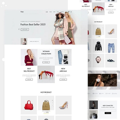 Fashion Apparel Website Design branding design elementor fashion website design graphic design illustration landing page ui ux web design woocommerce wordpress website