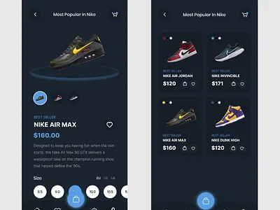 Shoes app interaction android app app design app designer appdesign application design appui best mobile app dribble design ui uiux