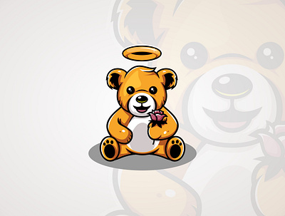 Teddy Bear Cartoon Mascot bear branding cartoon cartoon logo esport logo mascot logo teddy teddybear toy vector