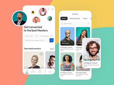 Mentor Africa Foundation app career design figma marketplace mentor mobileapp mobiledesign profile ui uidesign userexperience userinterface ux uxdesign webdesign