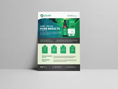 Hemp Product Flyer banner business flyer design flyer graphic design narcotic poster