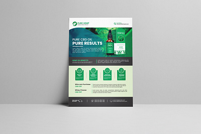Hemp Product Flyer banner business flyer design flyer graphic design narcotic poster