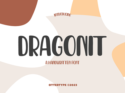 Dragonit - A Handwritten Font child display dragon font fun funny hand handmade handwritten kid made otter type typography unique write