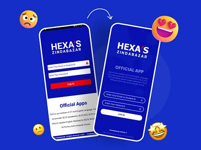 Mobile App Login Page Redesign app app ui branding design illustration logo mobile ui redesign ui ux vector